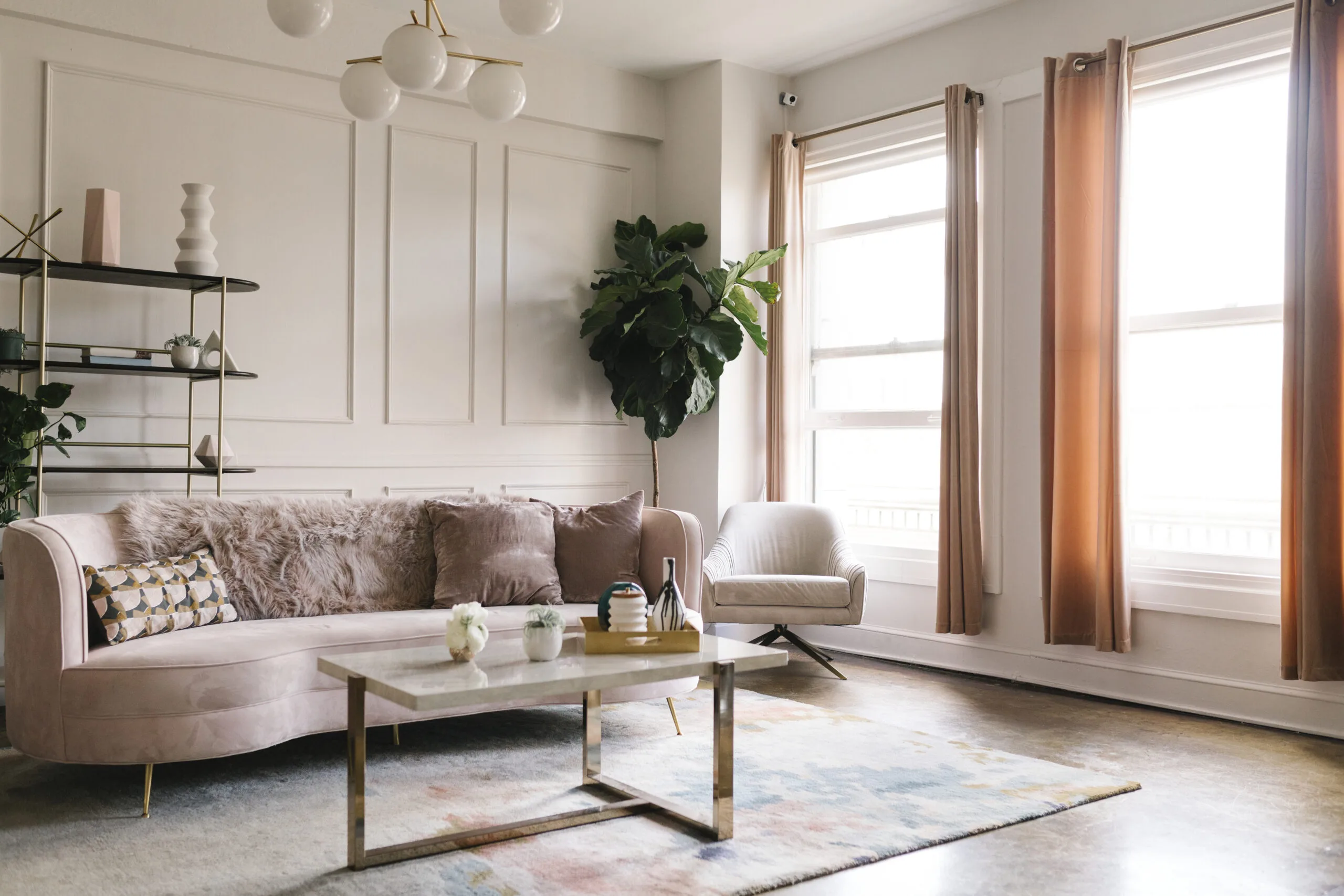 Styled apartment interior prepared for guests by VITA Host